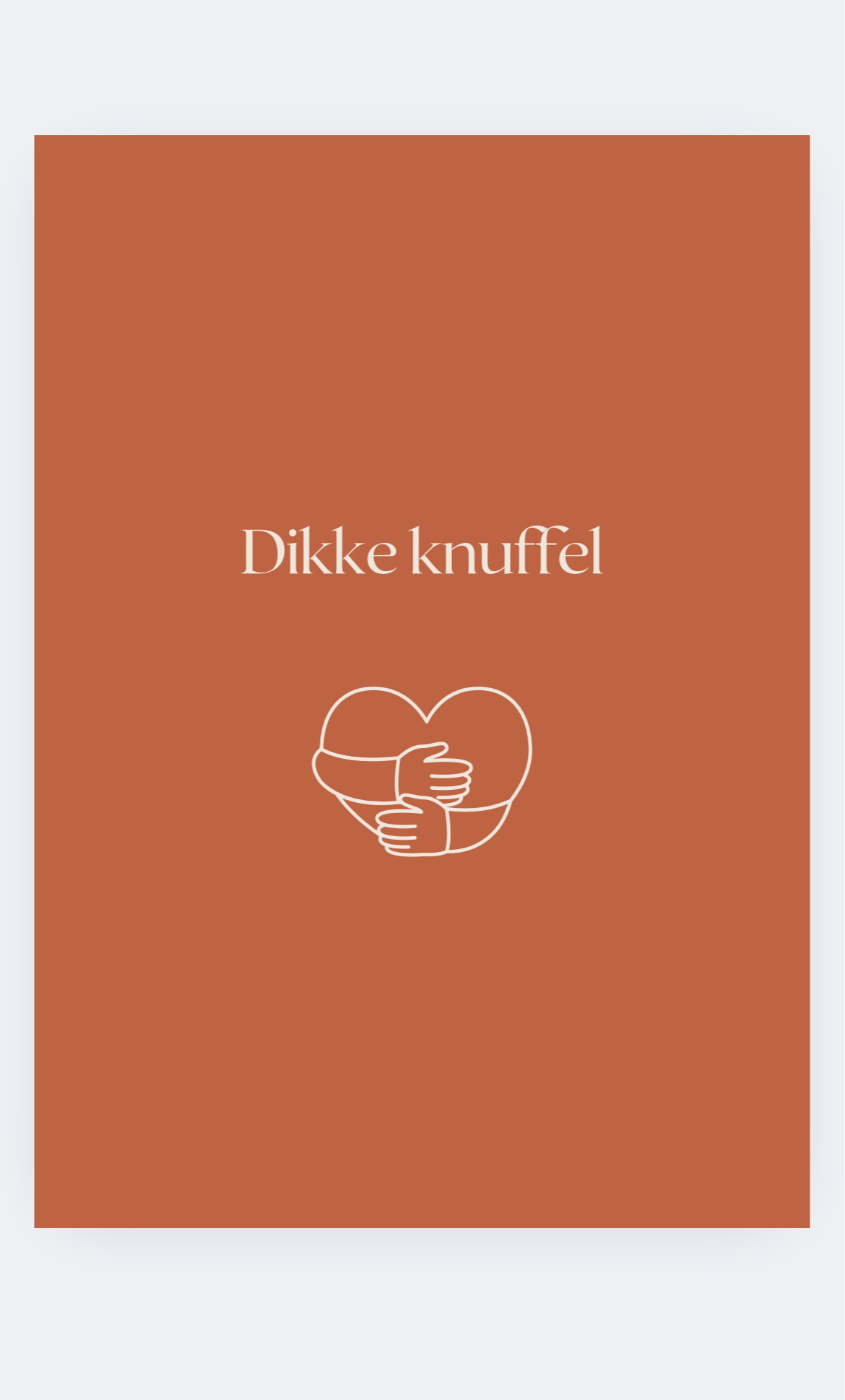 Dikke knuffel