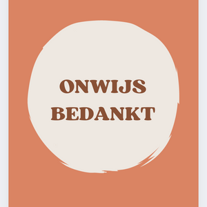 Bedankt