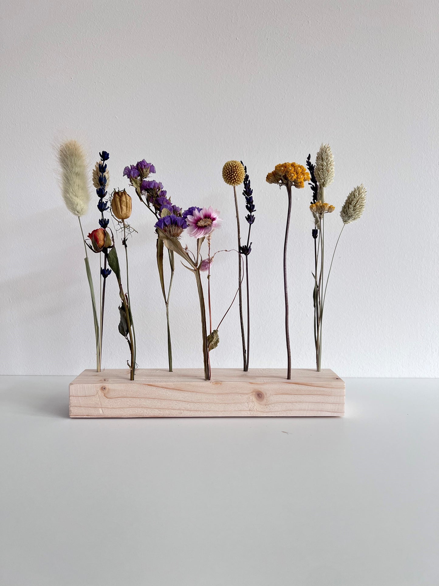 Dried flowers in color